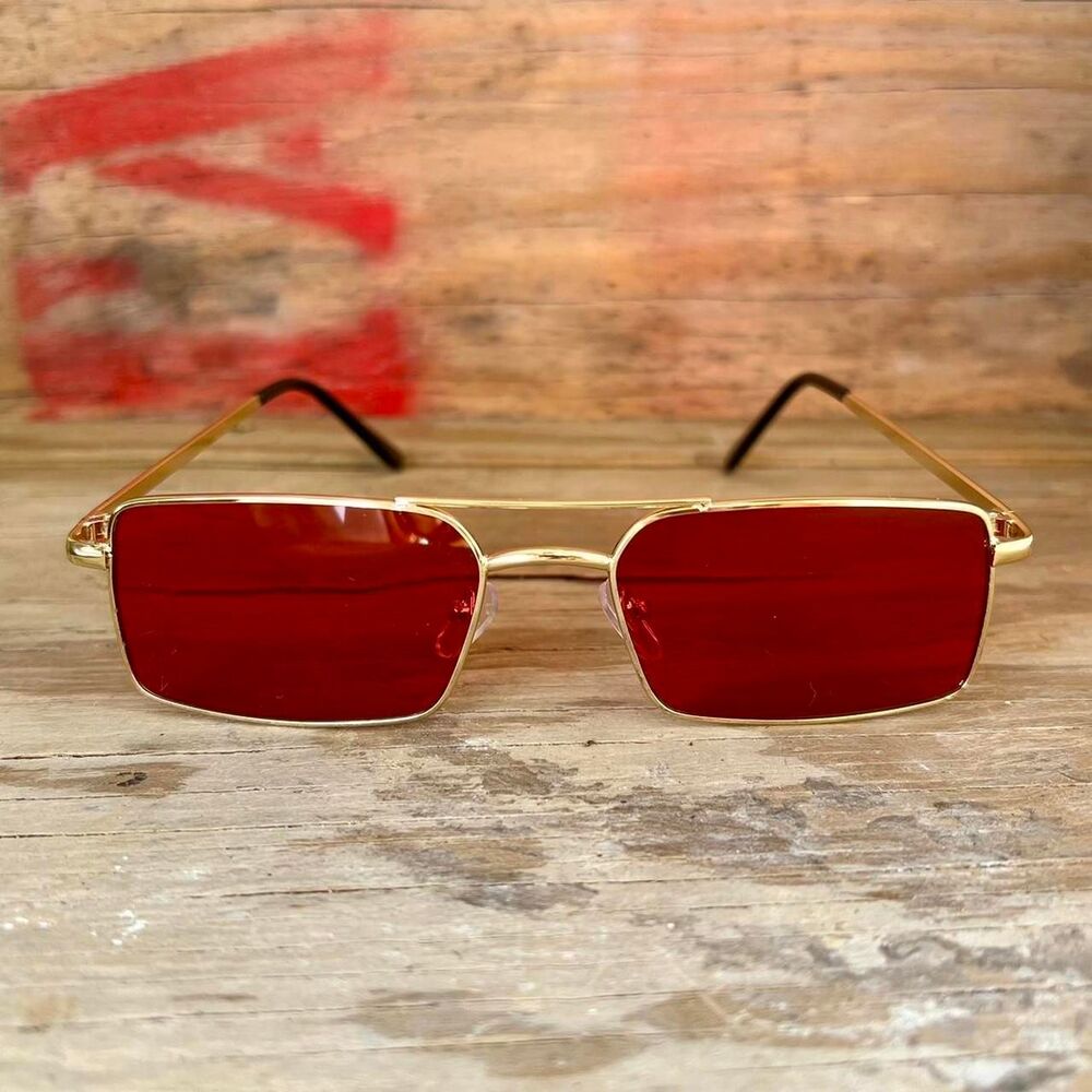 Unbranded Men's Red Sunglasses